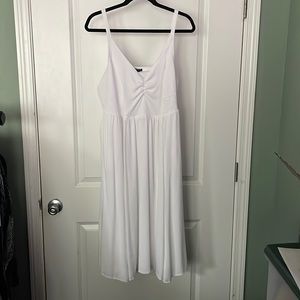 Torrid Midi Challis Smocked Dress